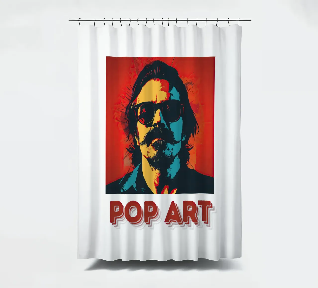 Pop Art tenda da doccia da Nikis Art Studio