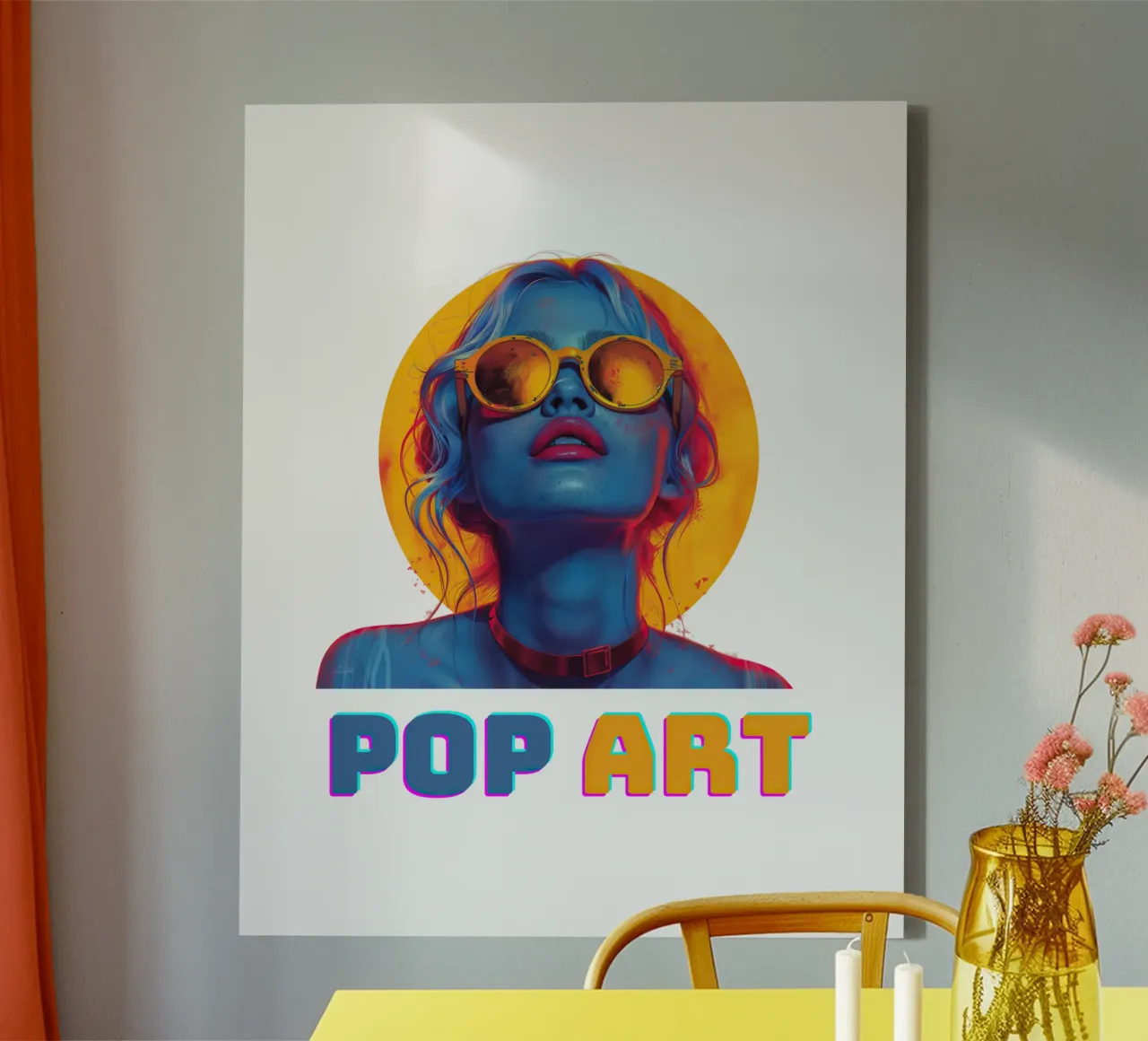 Pop Art canvas by Nikis Art Studio