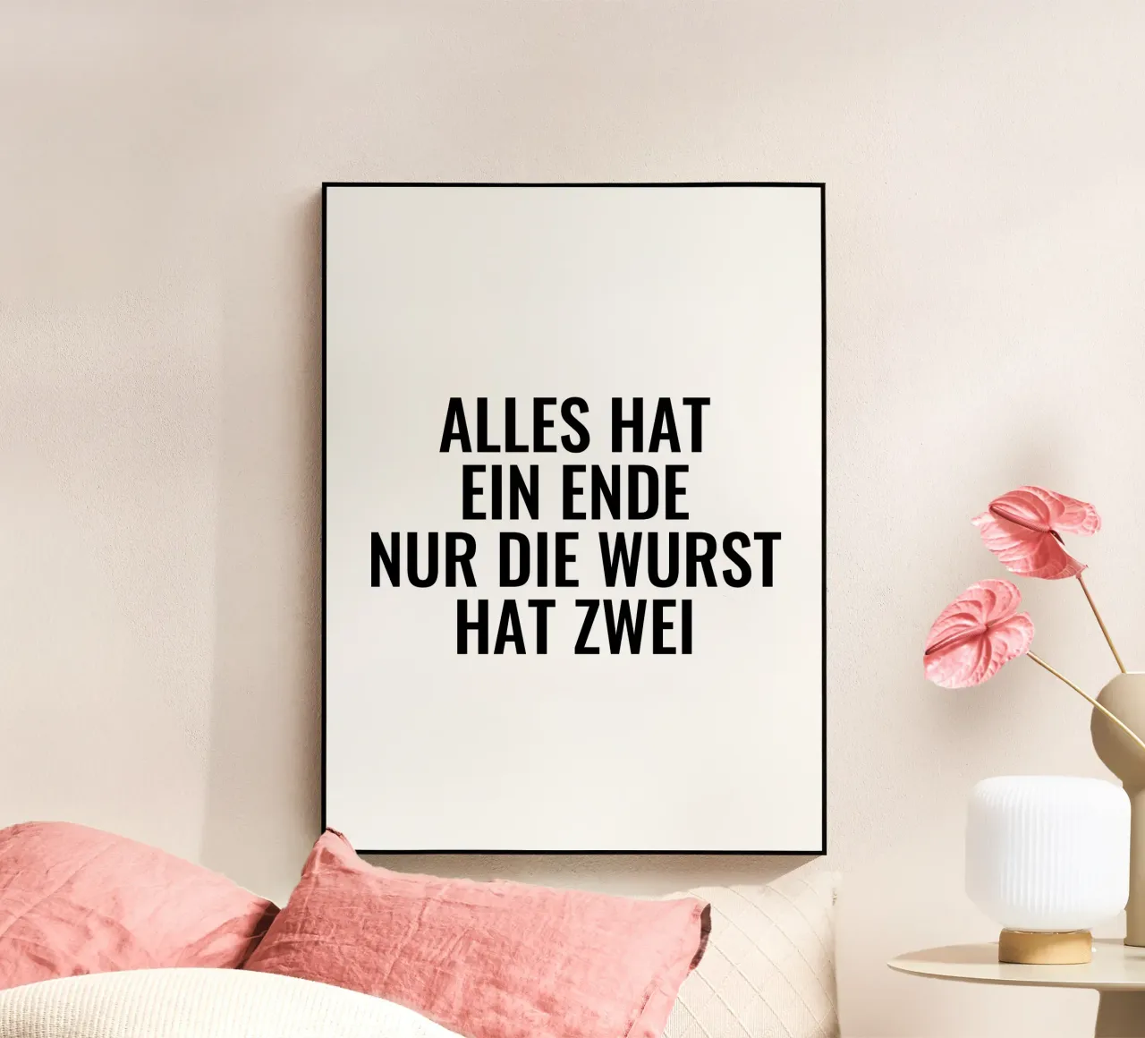 Alles hat ein ende plexiglass da Magnific