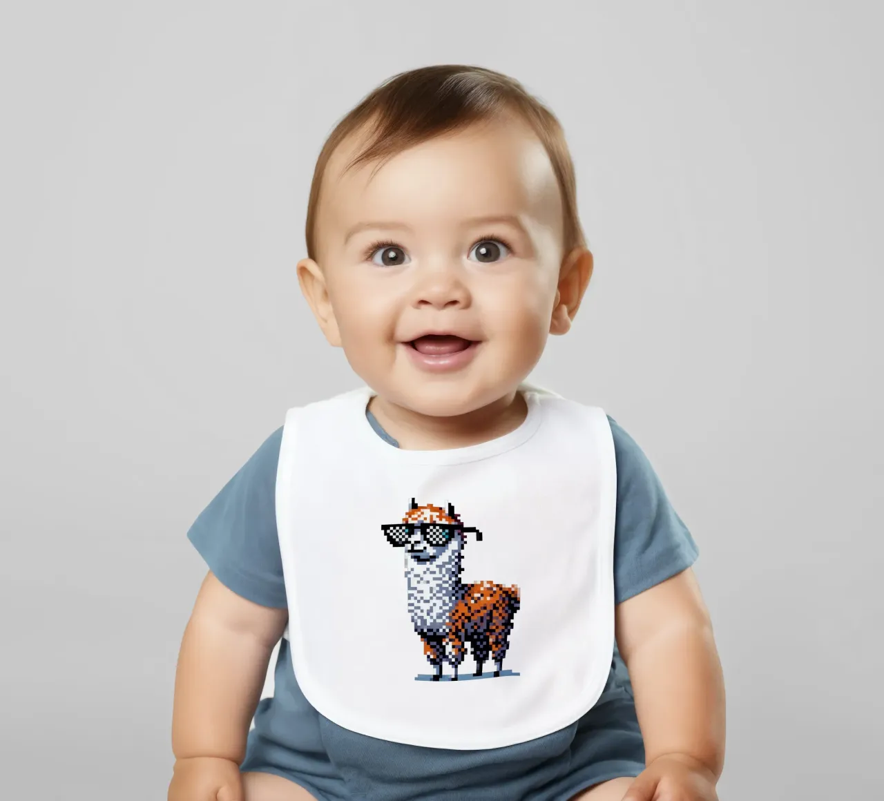 alpaca fresco - Pixelart bavaglino da pixelart