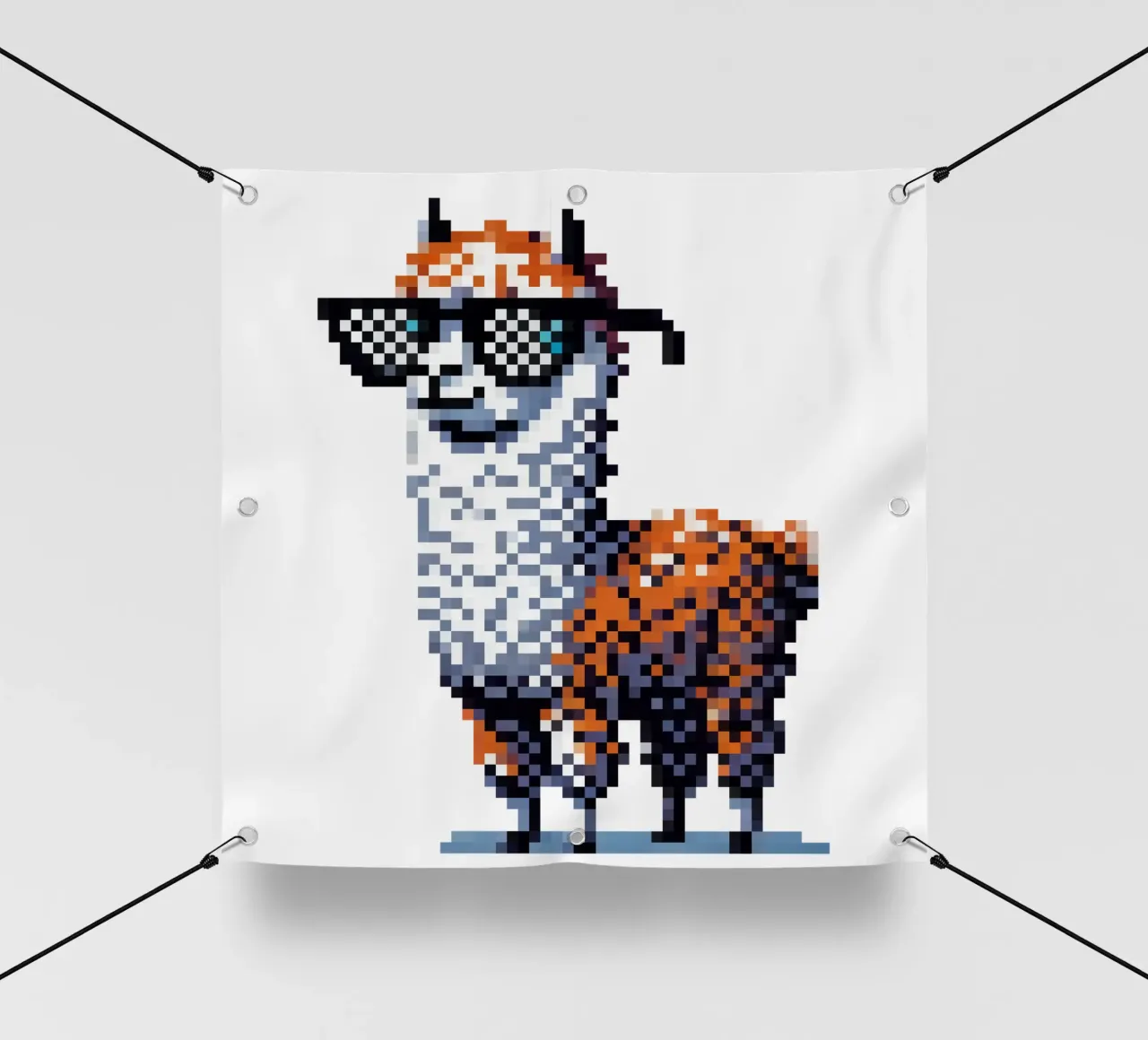 alpaca fresco - Pixelart telo in pvc da pixelart