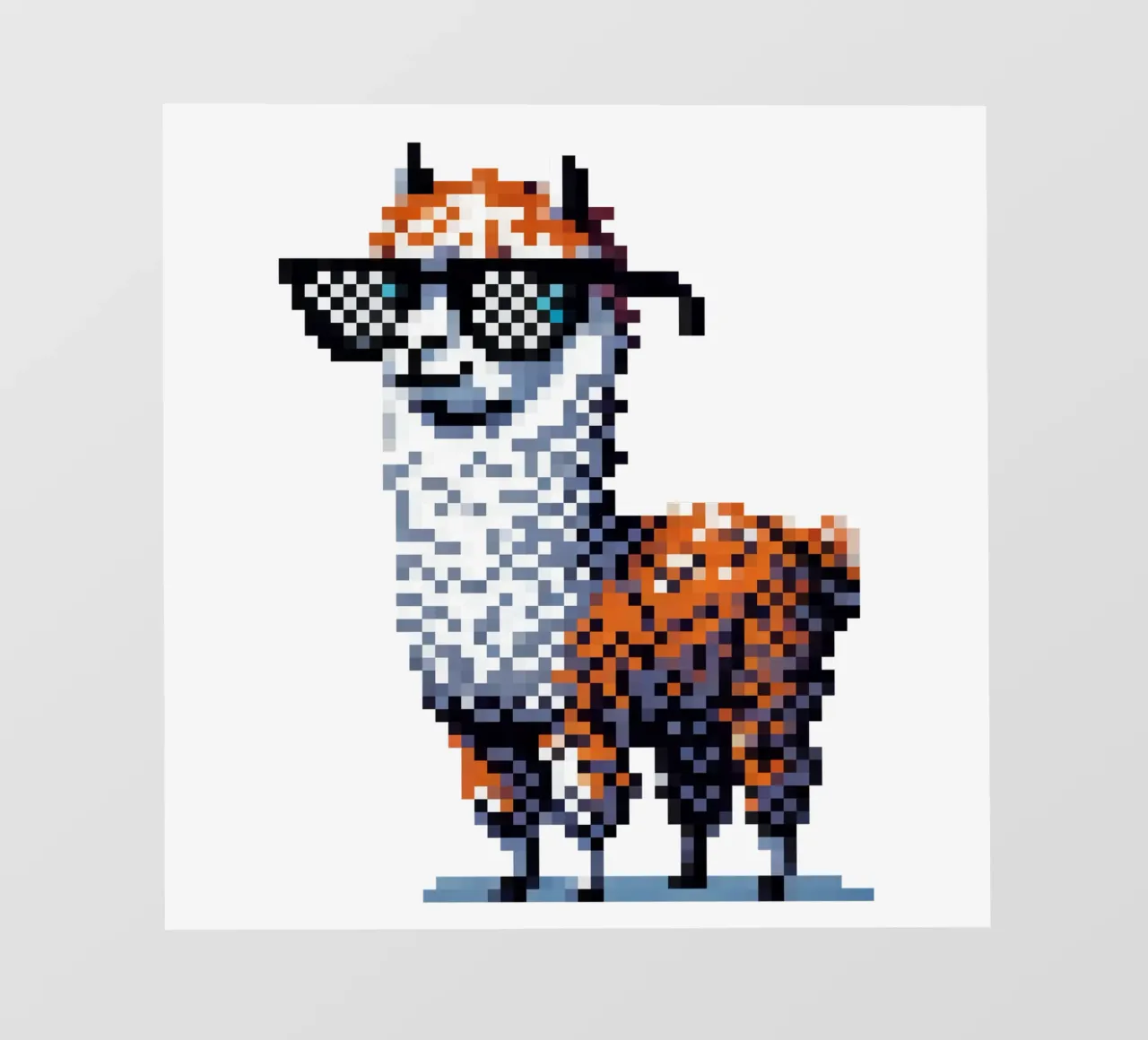 alpaca fresco - Pixelart telo in pvc da pixelart