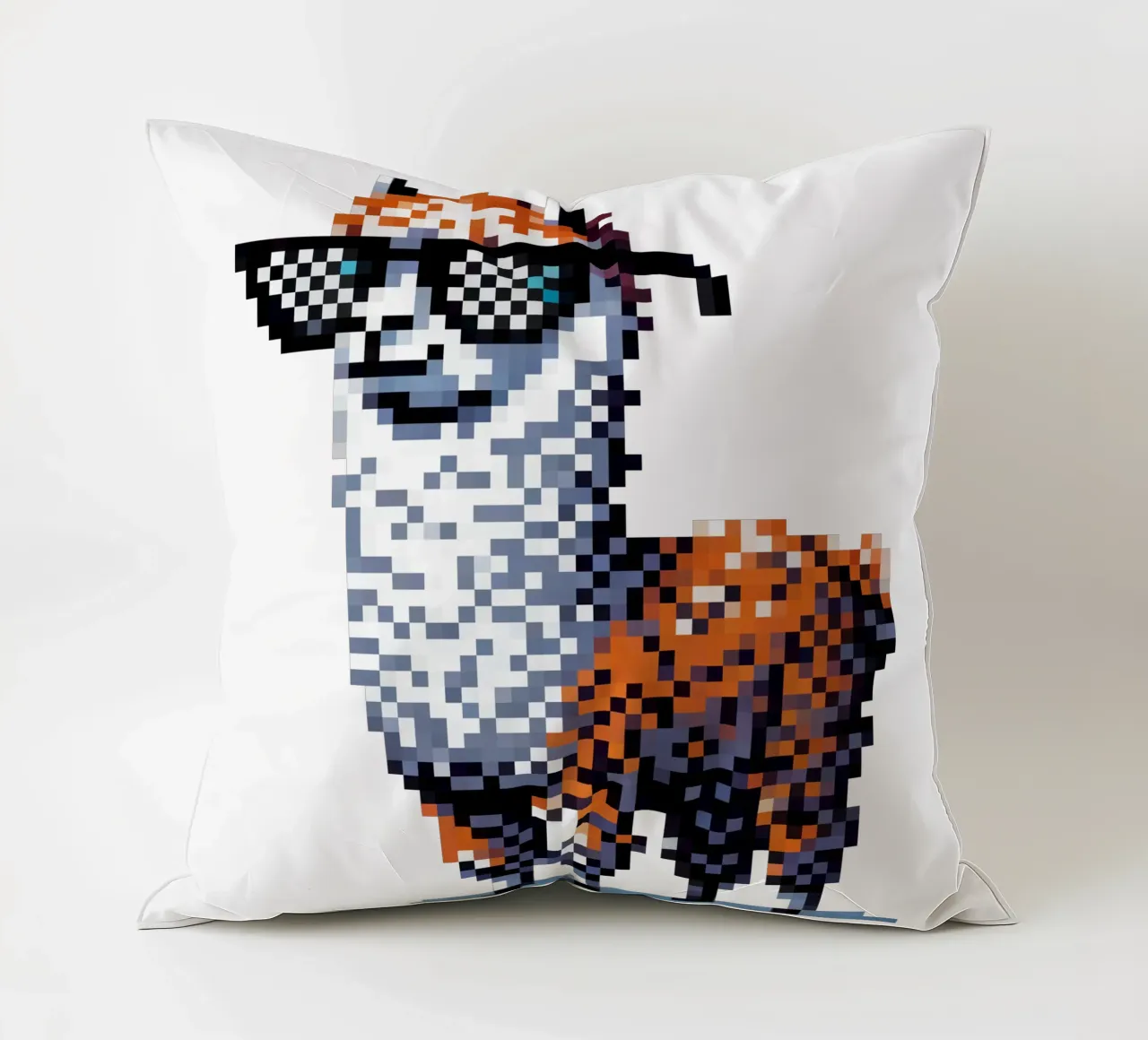 alpaca fresco - Pixelart cuscino da pixelart