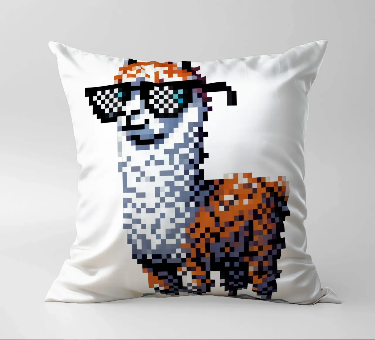alpaca fresco - Pixelart cuscino da pixelart