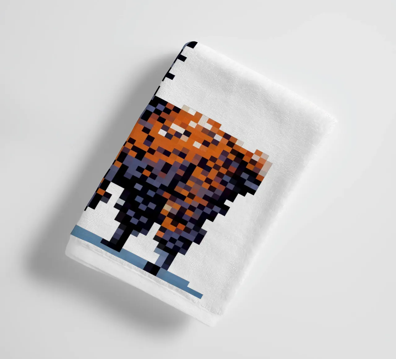 alpaca fresco - Pixelart asciugamano da bagno da pixelart