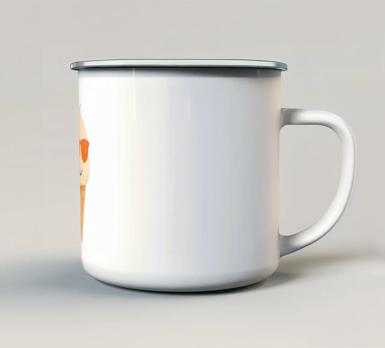 Non posso sciogliermi tazza in smalto da HookASmile