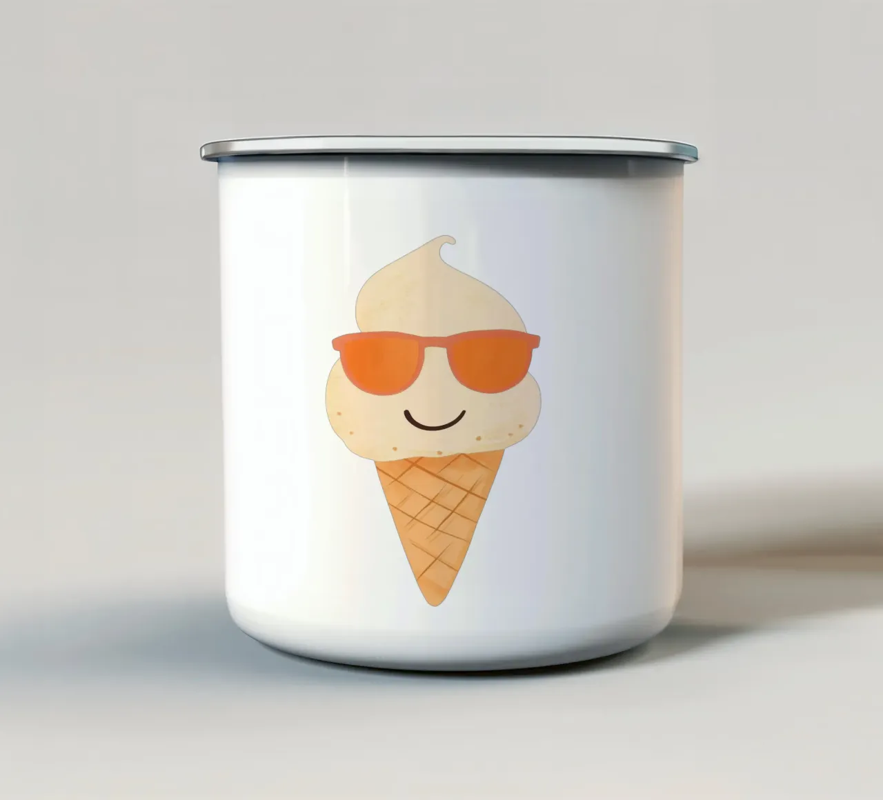 Non posso sciogliermi tazza in smalto da HookASmile
