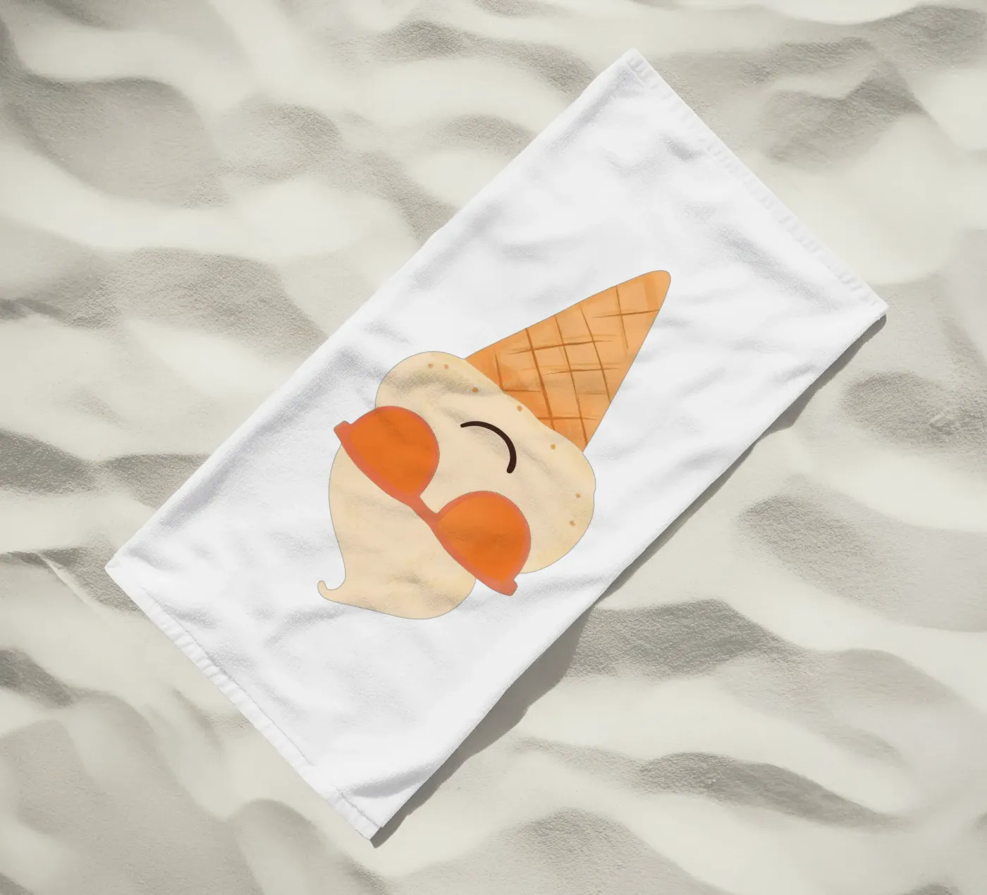 Ich kann nicht schmelzen Strandtuch von HookASmile