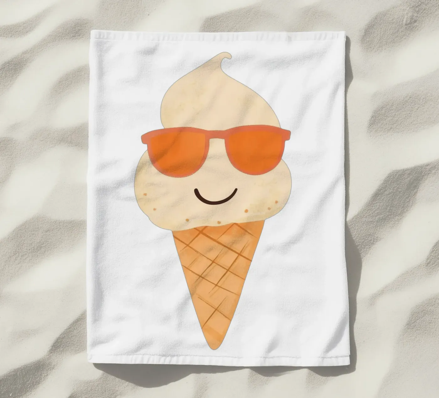 Ich kann nicht schmelzen Strandtuch von HookASmile