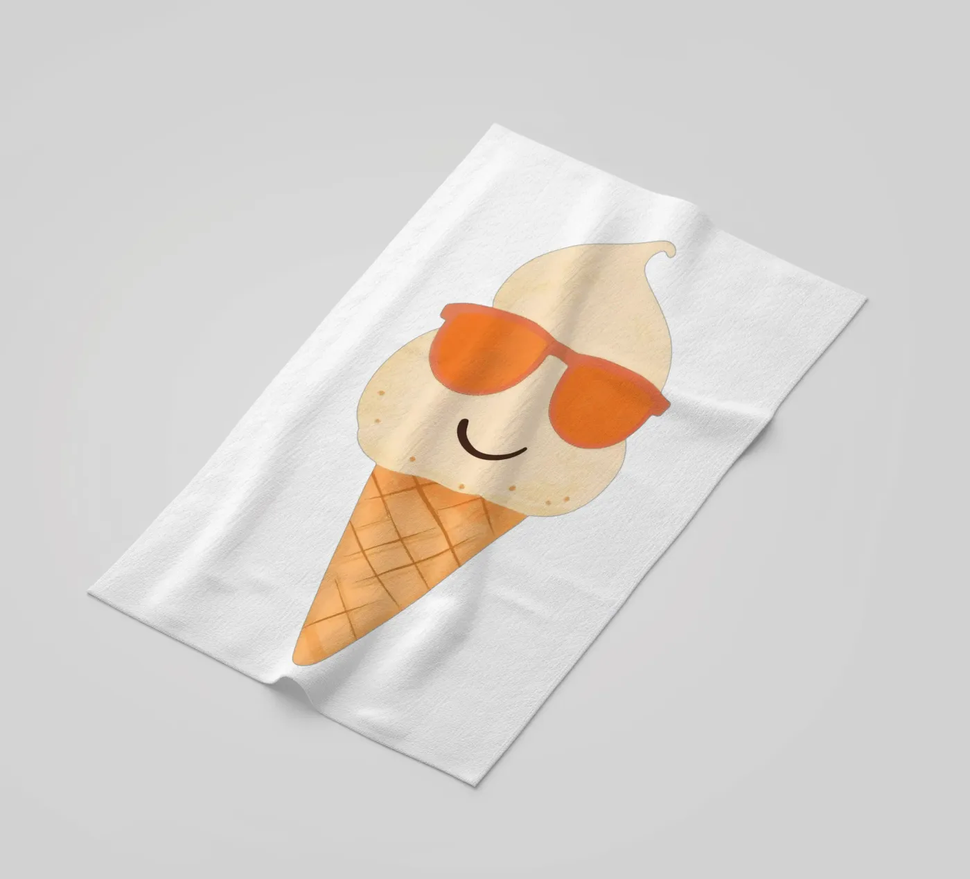 Ich kann nicht schmelzen Strandtuch von HookASmile