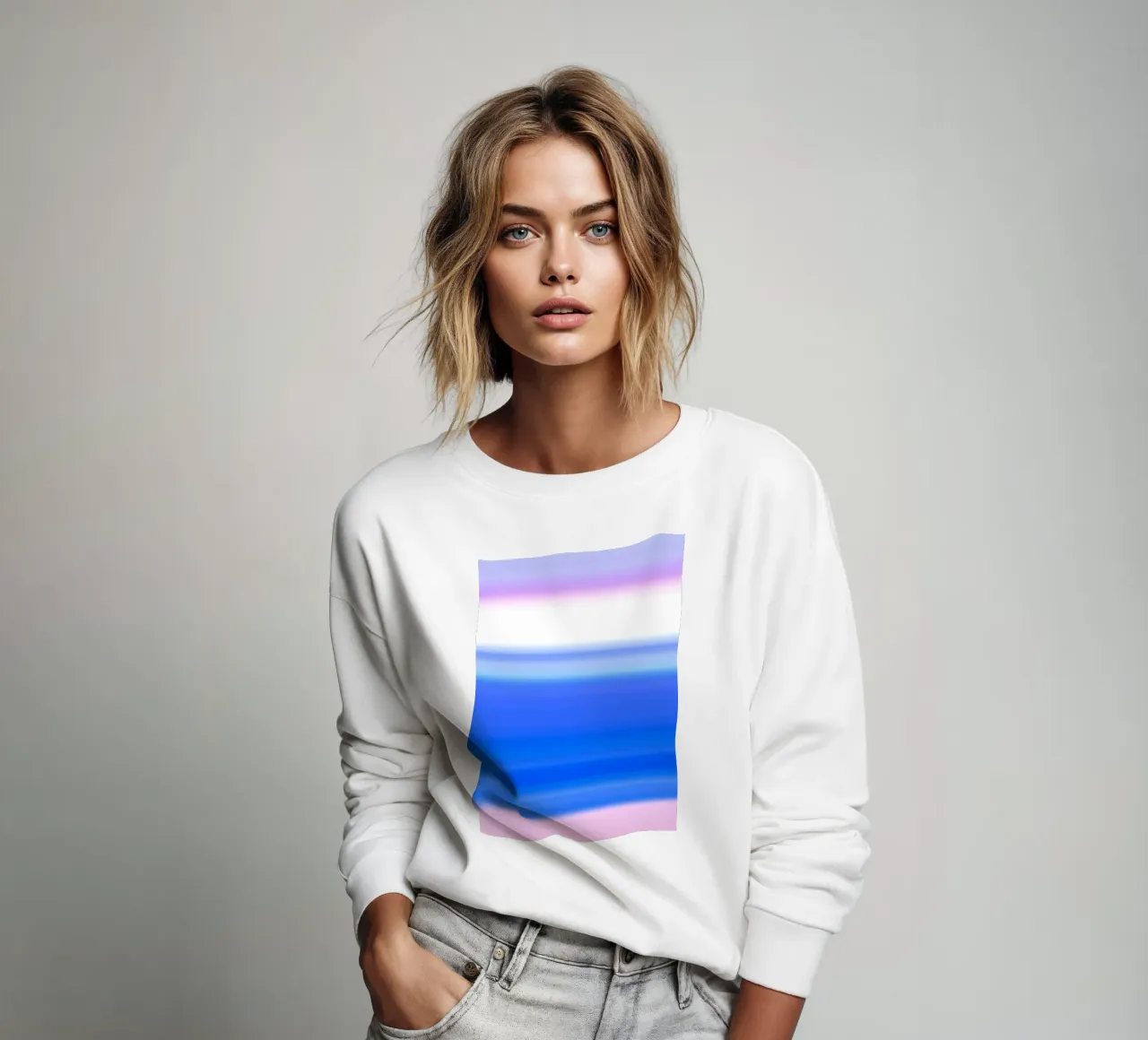 immersive lines #1 sweatshirt by rafael campezato