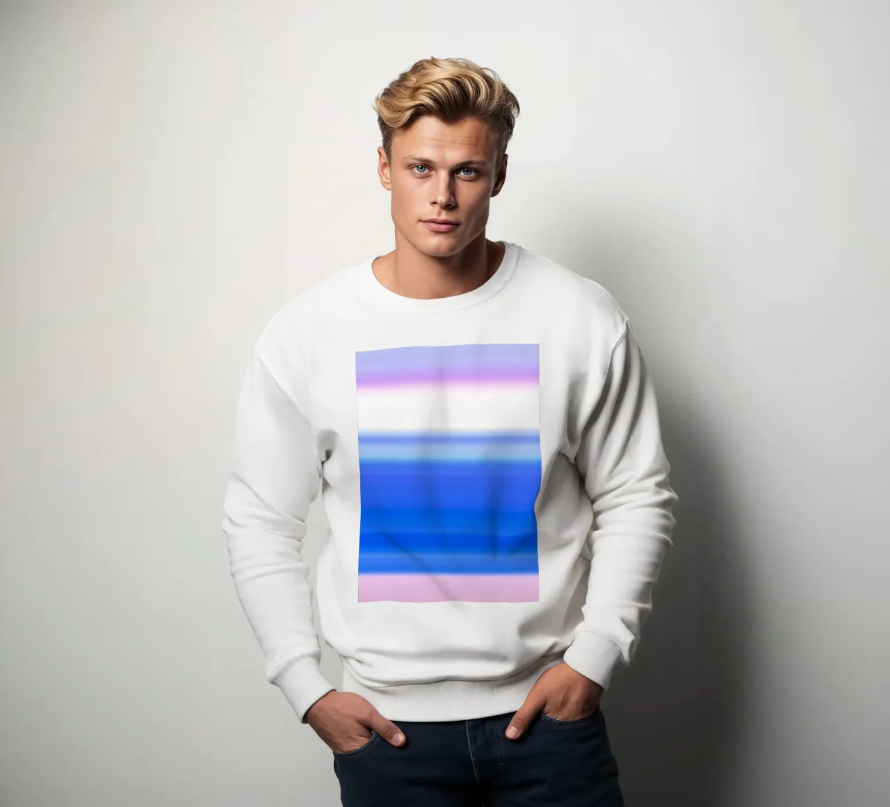 immersive lines #1 sweatshirt by rafael campezato