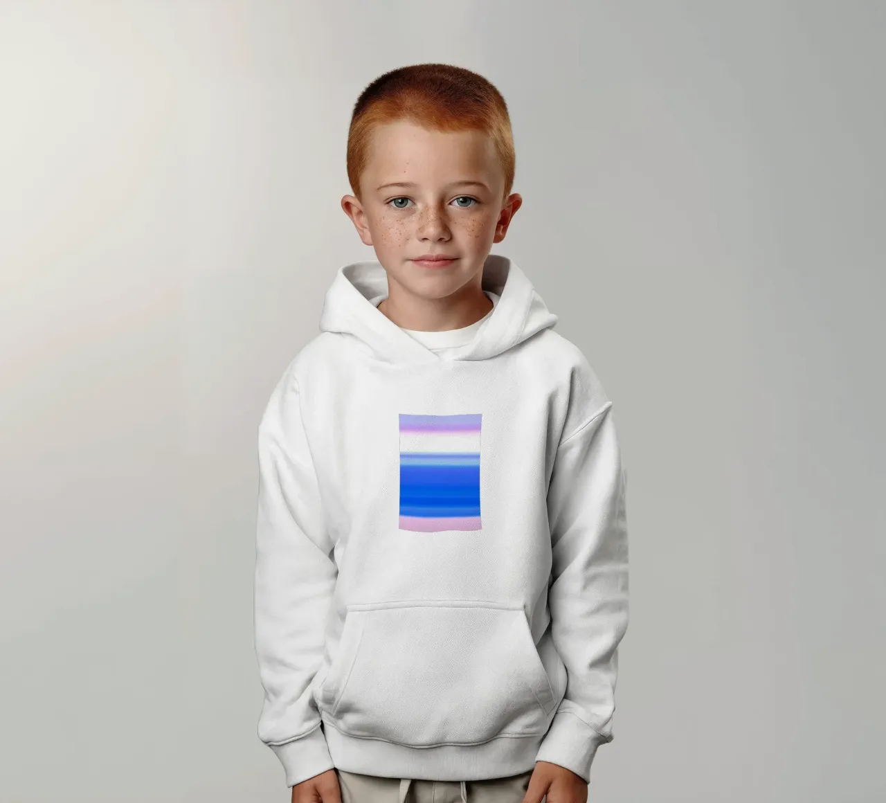 linee immersive #1 felpa bambino con cappuccio da rafael campezato