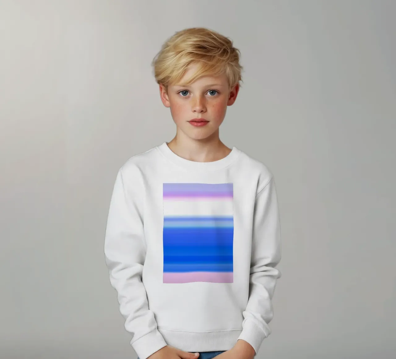 linee immersive #1 felpa bambino da rafael campezato