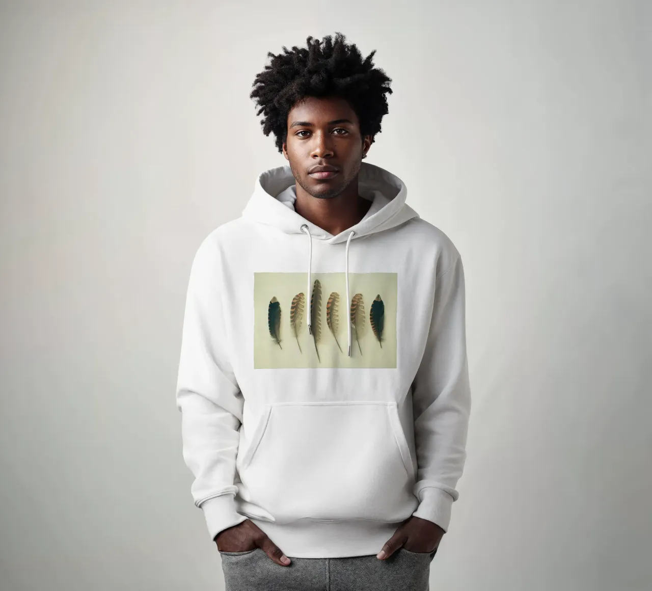 Piume #2 felpa con cappuccio da Cassia Beck Photography