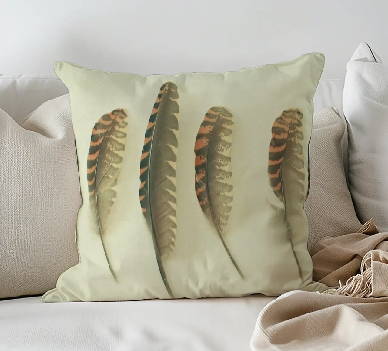 Piume #2 cuscino da Cassia Beck Photography