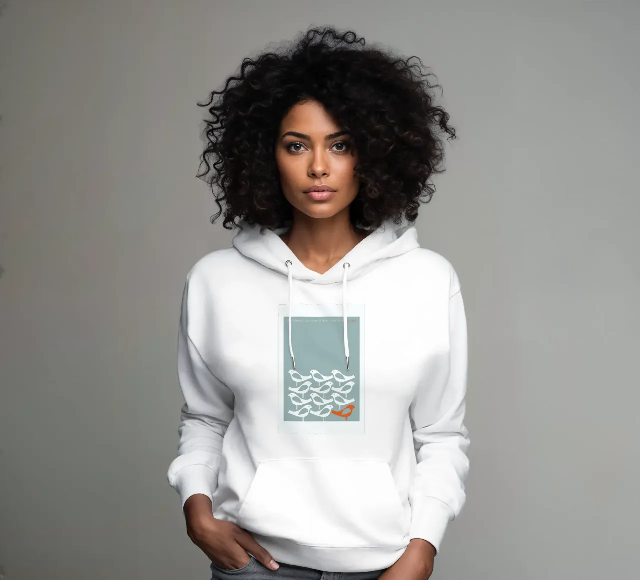 Birds Be Different sudadera con capucha de Visual Philosophy