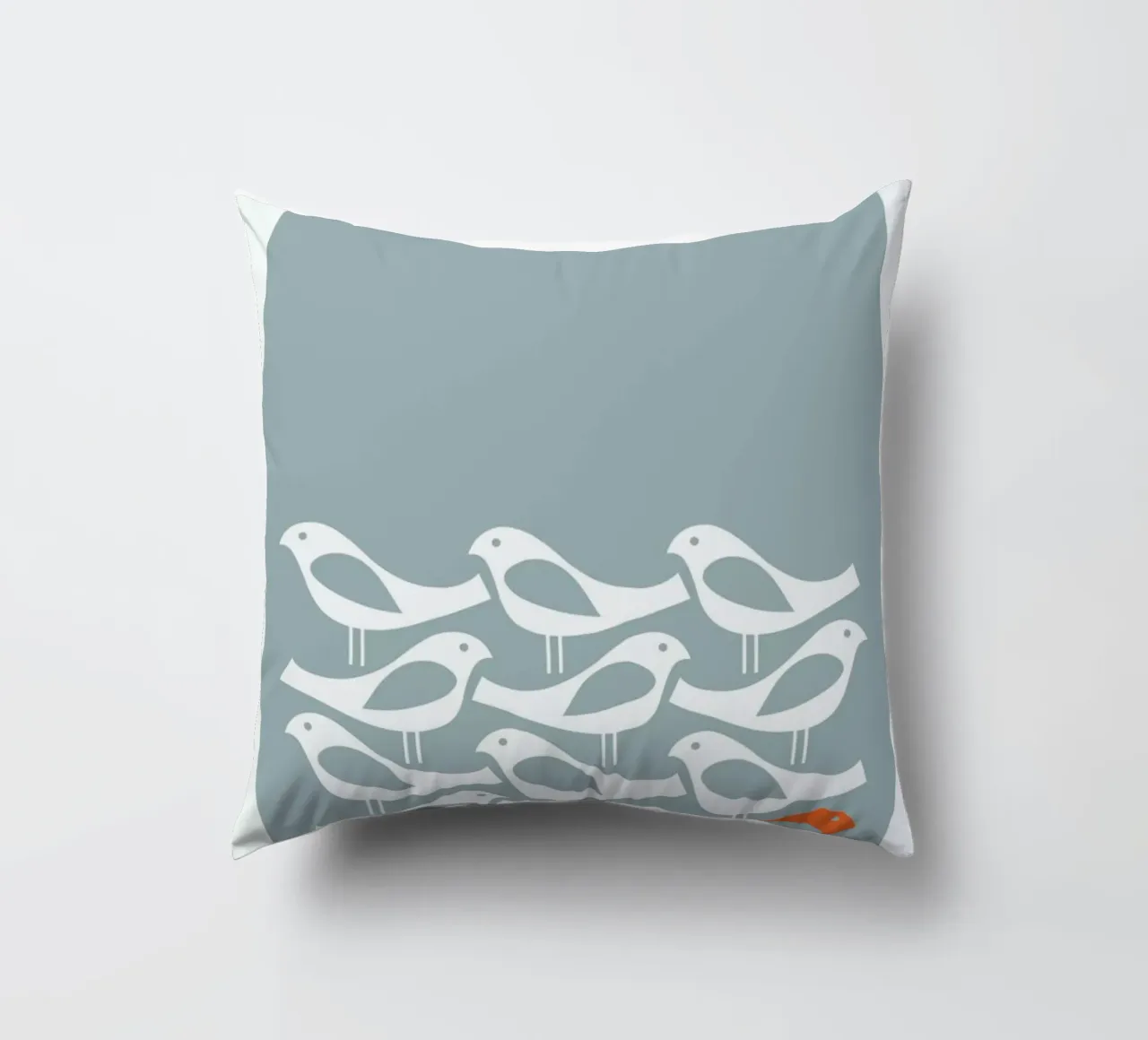 Birds Be Different cuscino da Visual Philosophy
