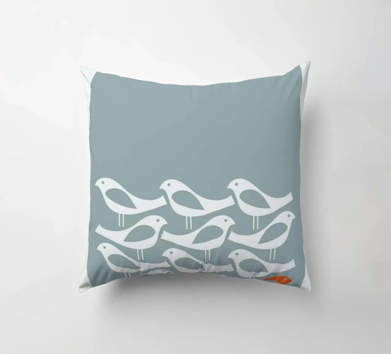 Birds Be Different cuscino da Visual Philosophy