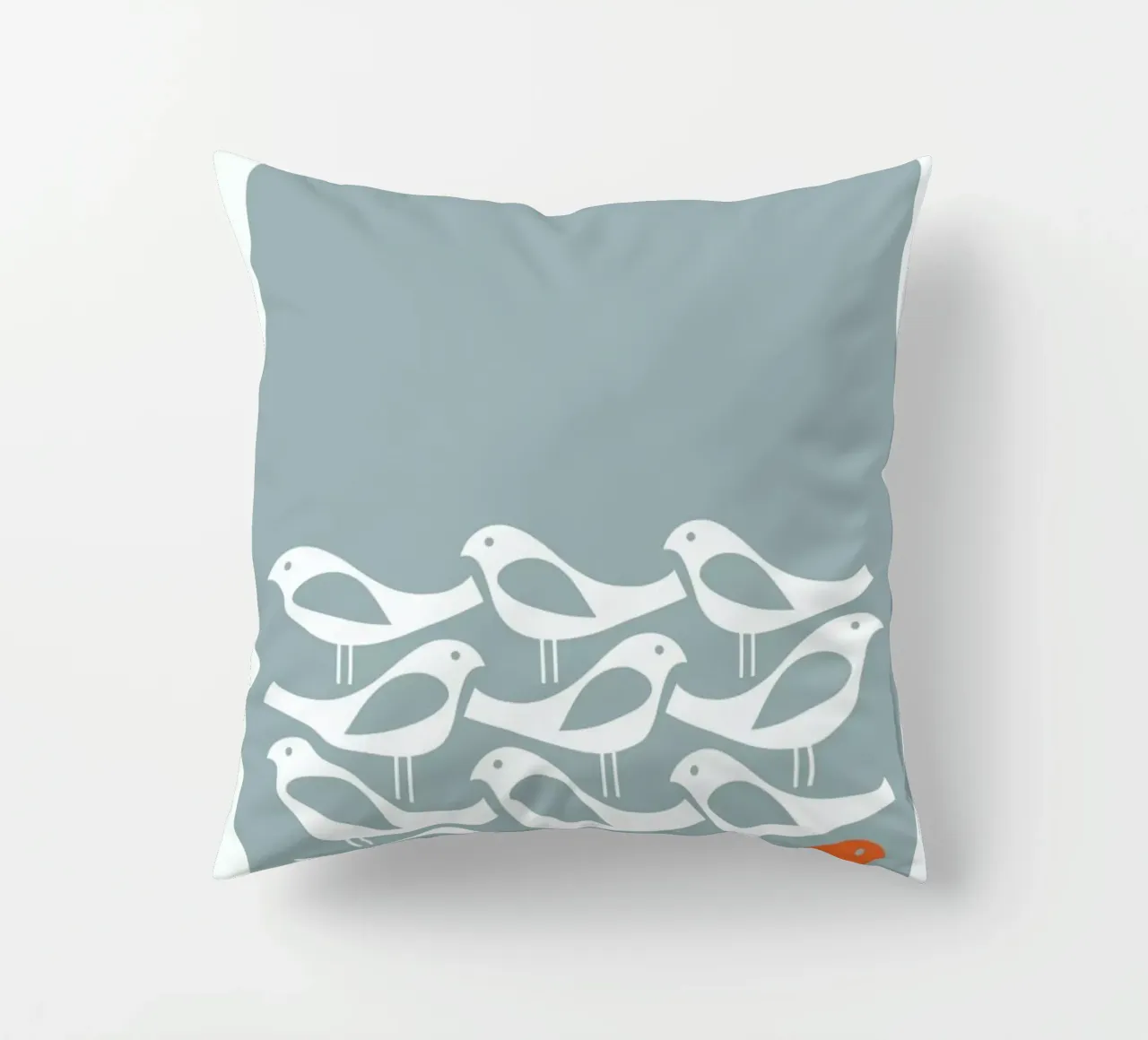 Birds Be Different cuscino da Visual Philosophy