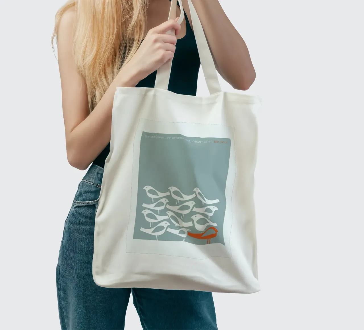 Birds Be Different tote bag de Visual Philosophy