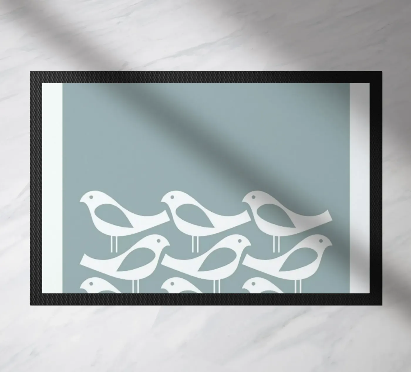 Birds Be Different doormat by Visual Philosophy