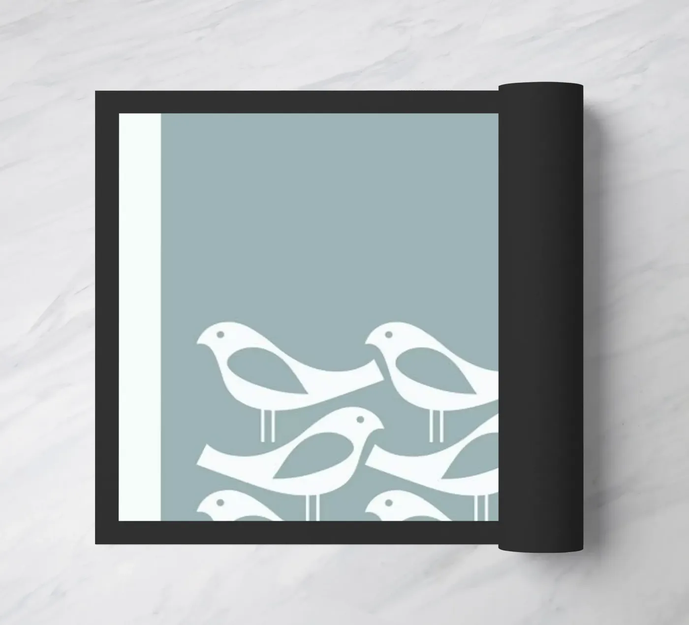 Birds Be Different doormat by Visual Philosophy