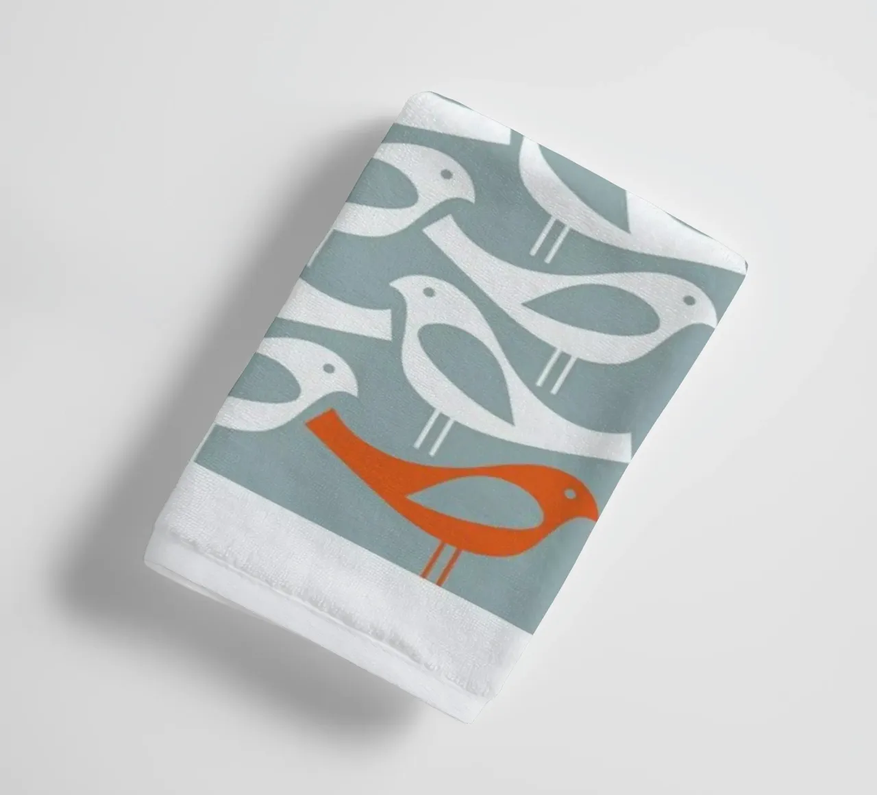 Birds Be Different towel by Visual Philosophy