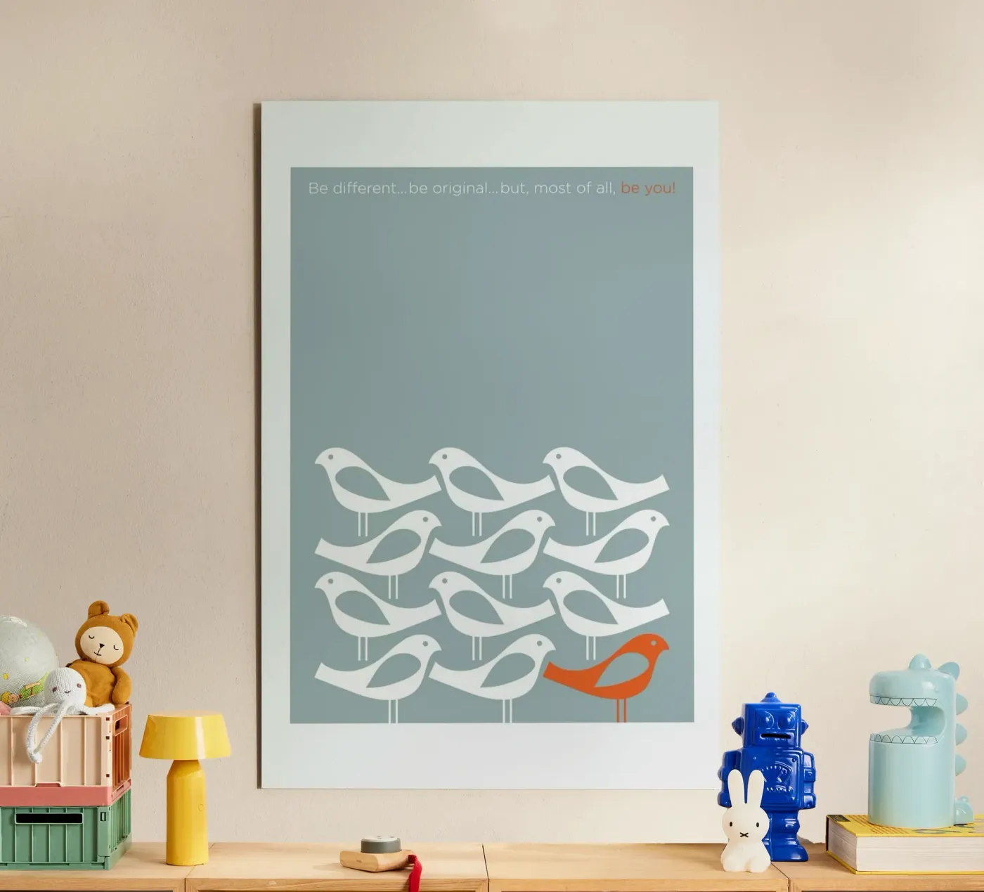 Birds Be Different forex plate by Visual Philosophy
