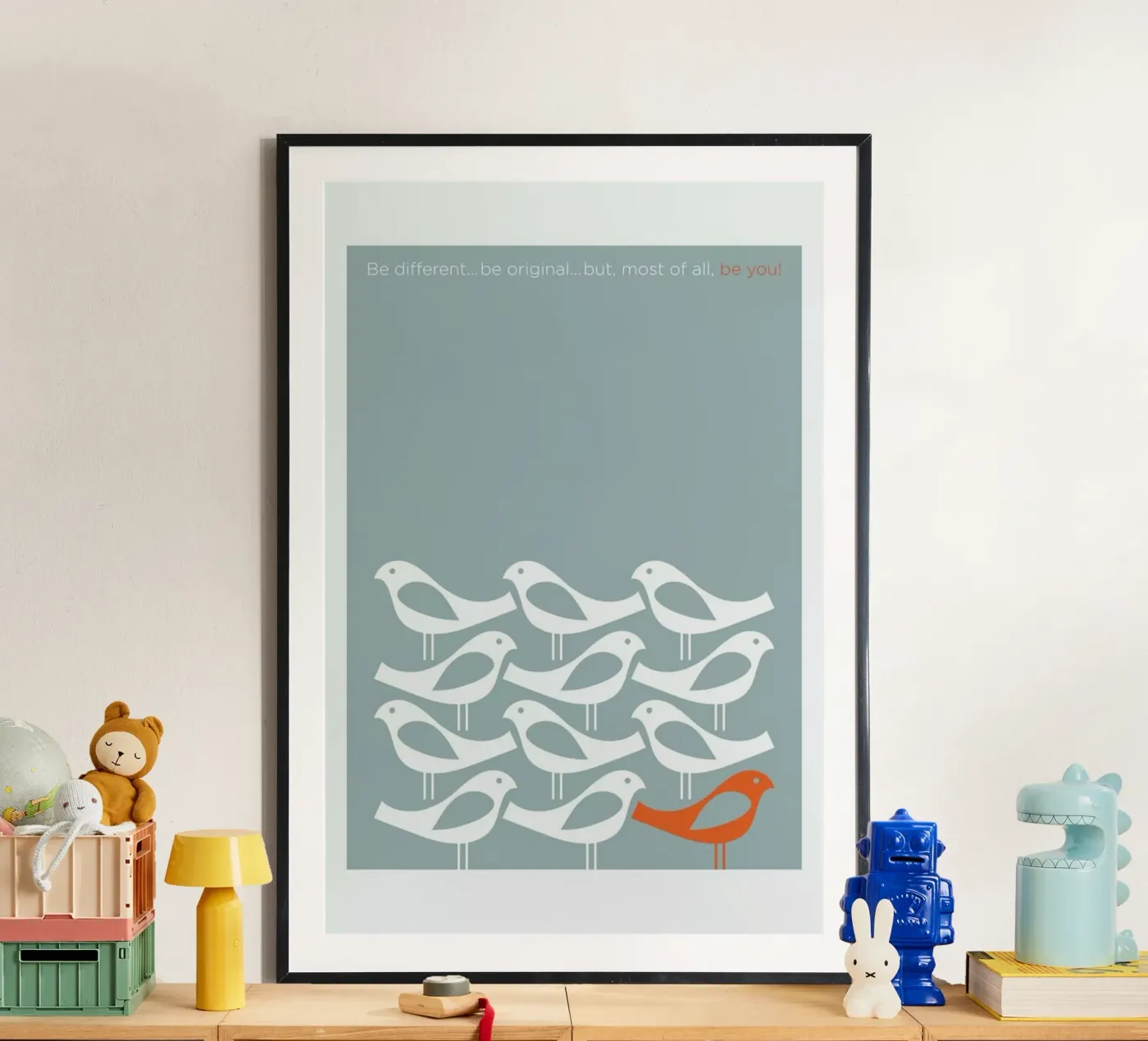 Birds Be Different poster da Visual Philosophy