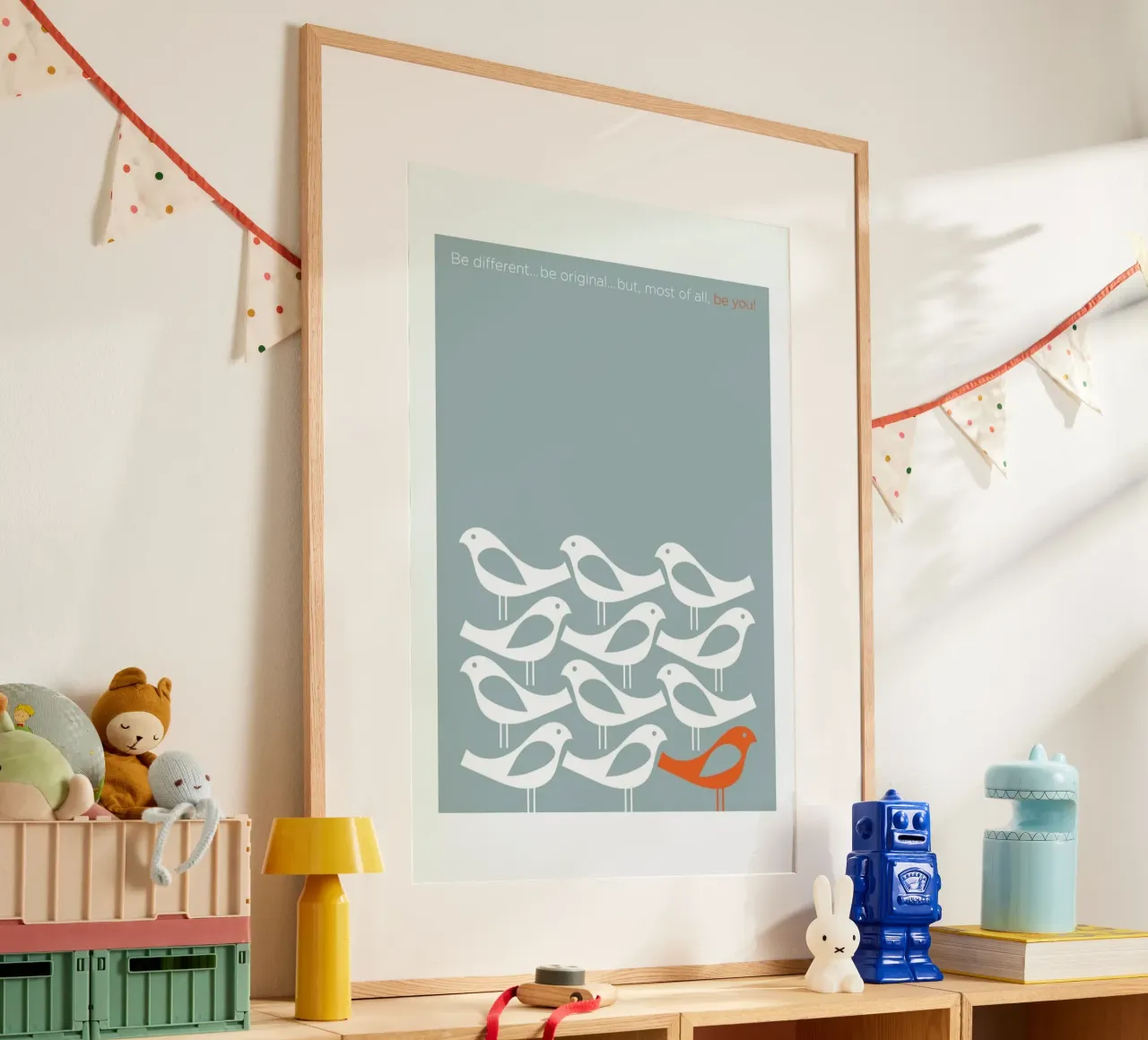 Birds Be Different poster da Visual Philosophy