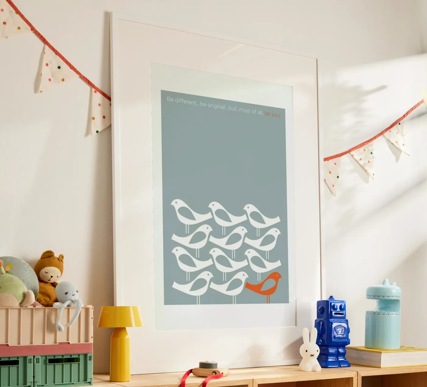 Birds Be Different poster da Visual Philosophy