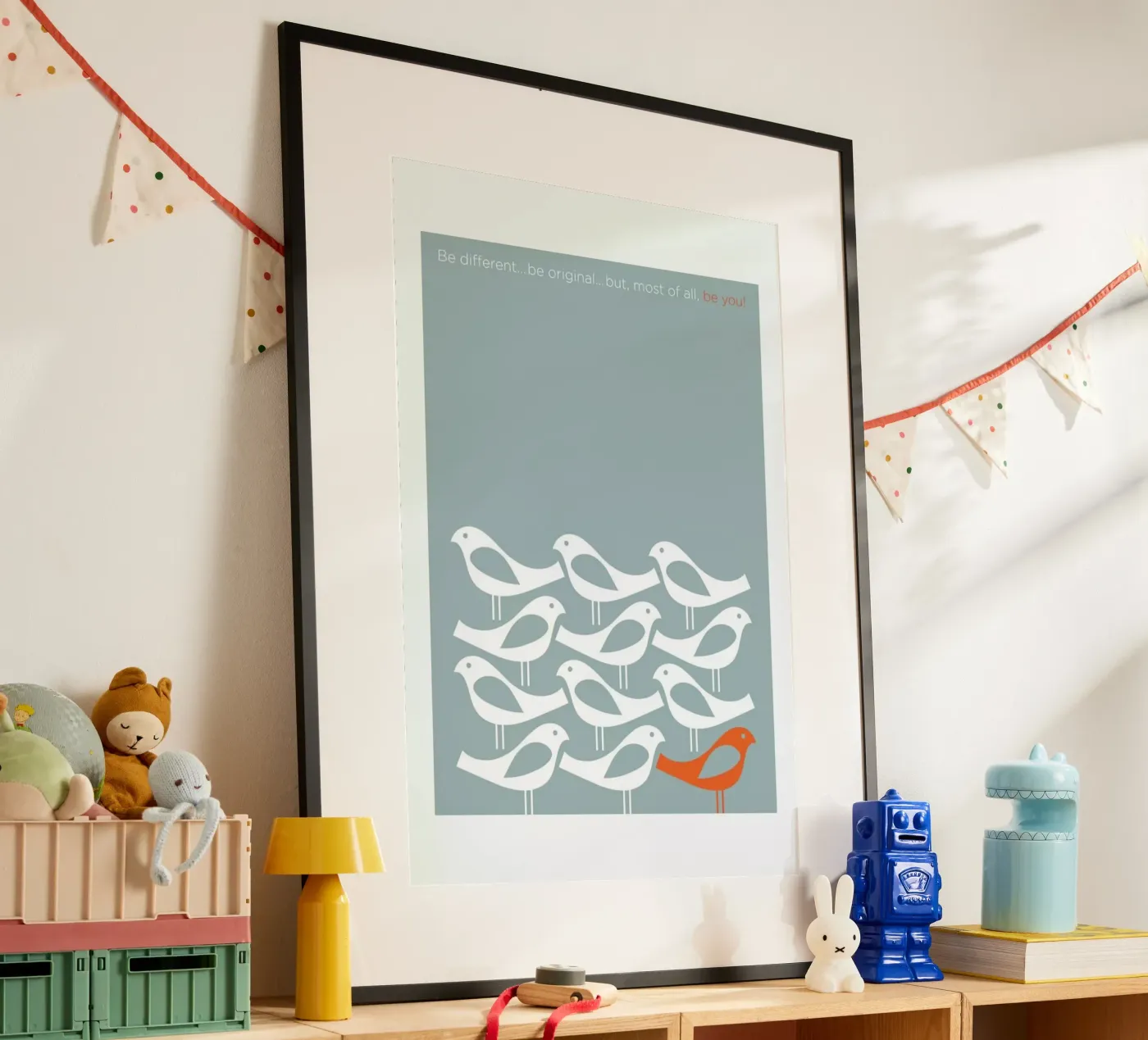 Birds Be Different poster da Visual Philosophy