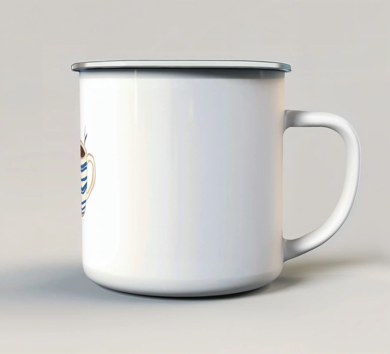 Bevimi! tazza in smalto da HookASmile