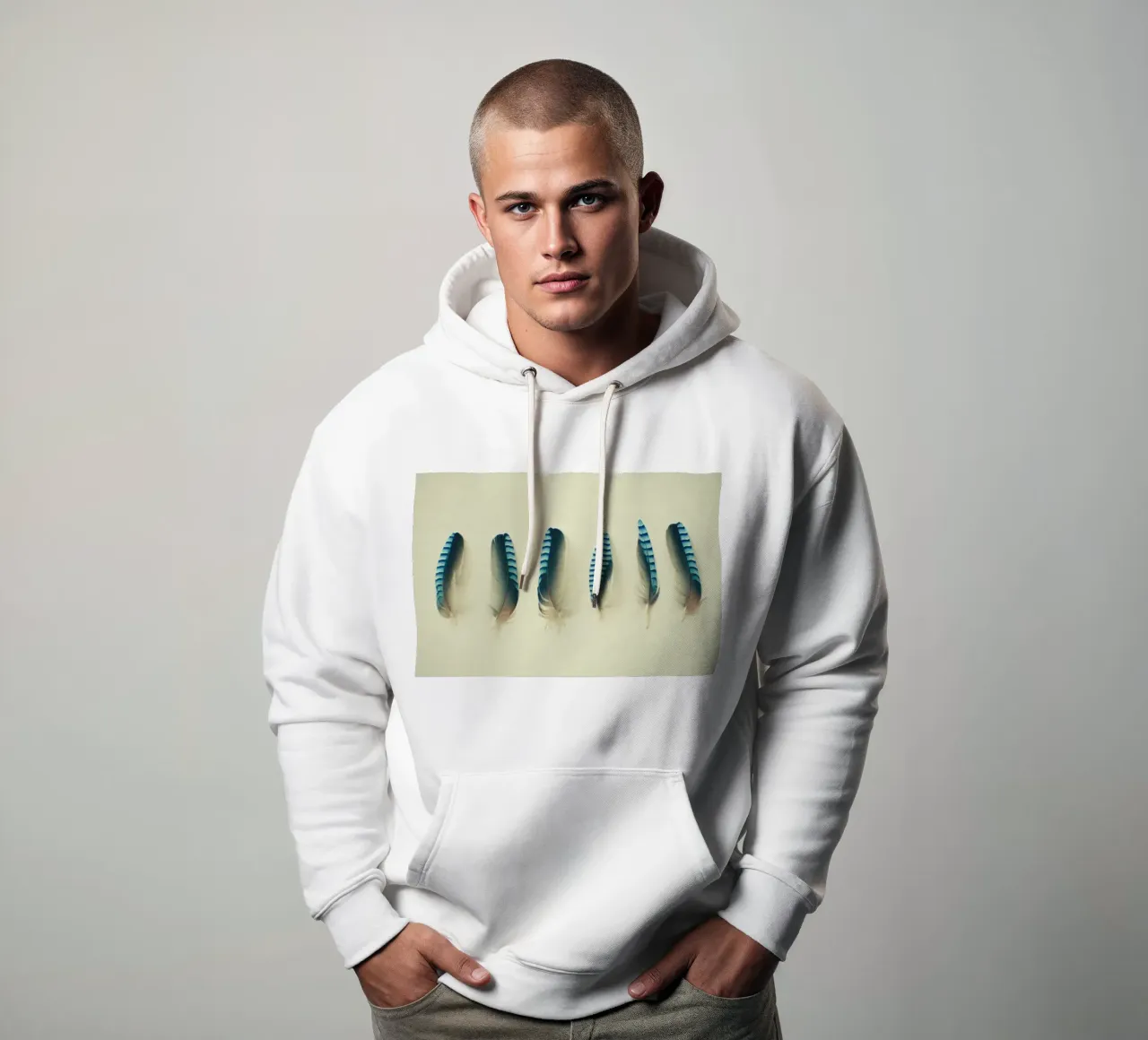 Piume #1 felpa con cappuccio da Cassia Beck Photography