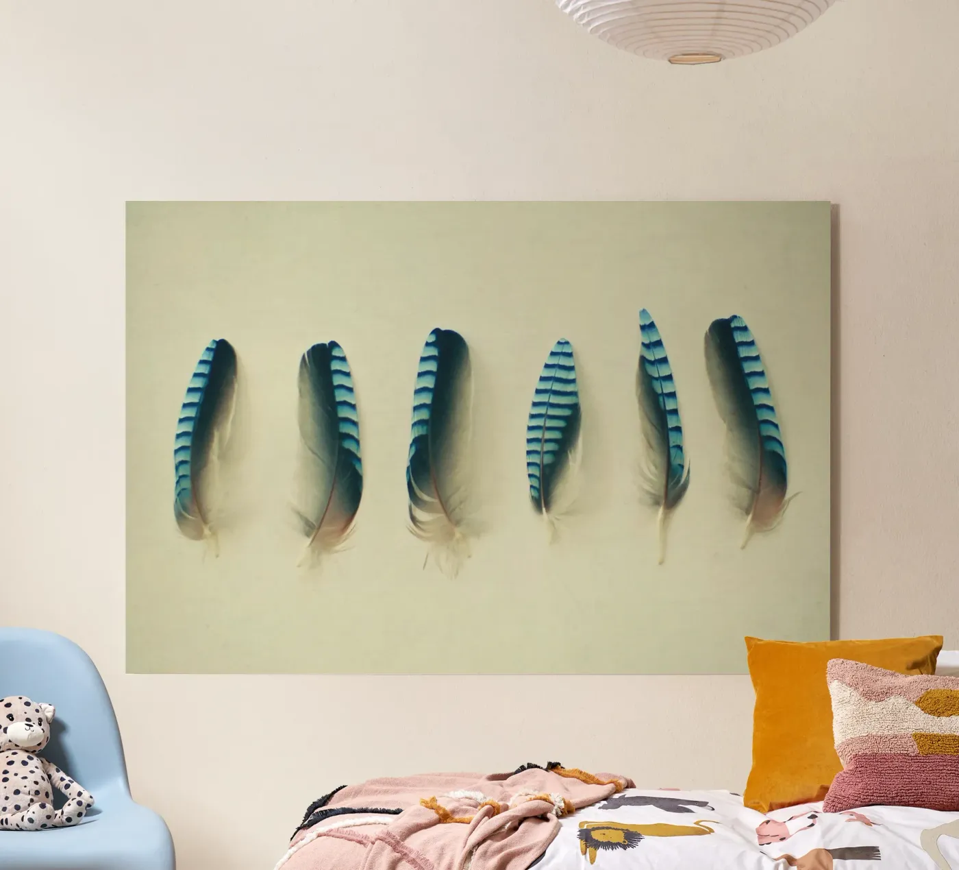 Feathers #1 acryl van Cassia Beck Photography