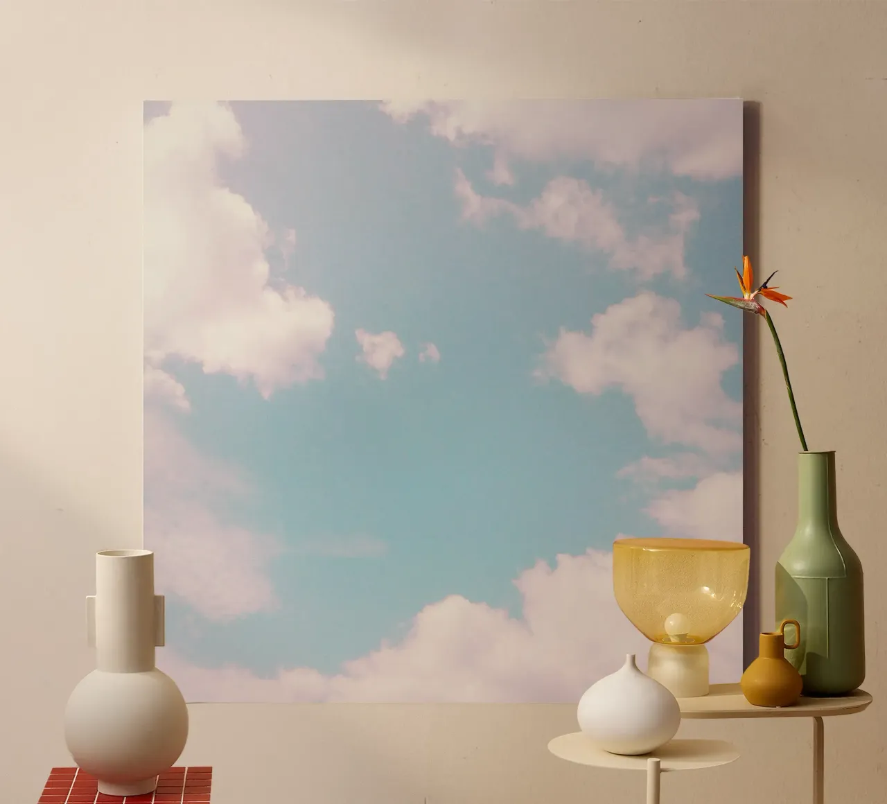 Every Cloud Has a Pink Lining Leinwand von Cassia Beck Photography