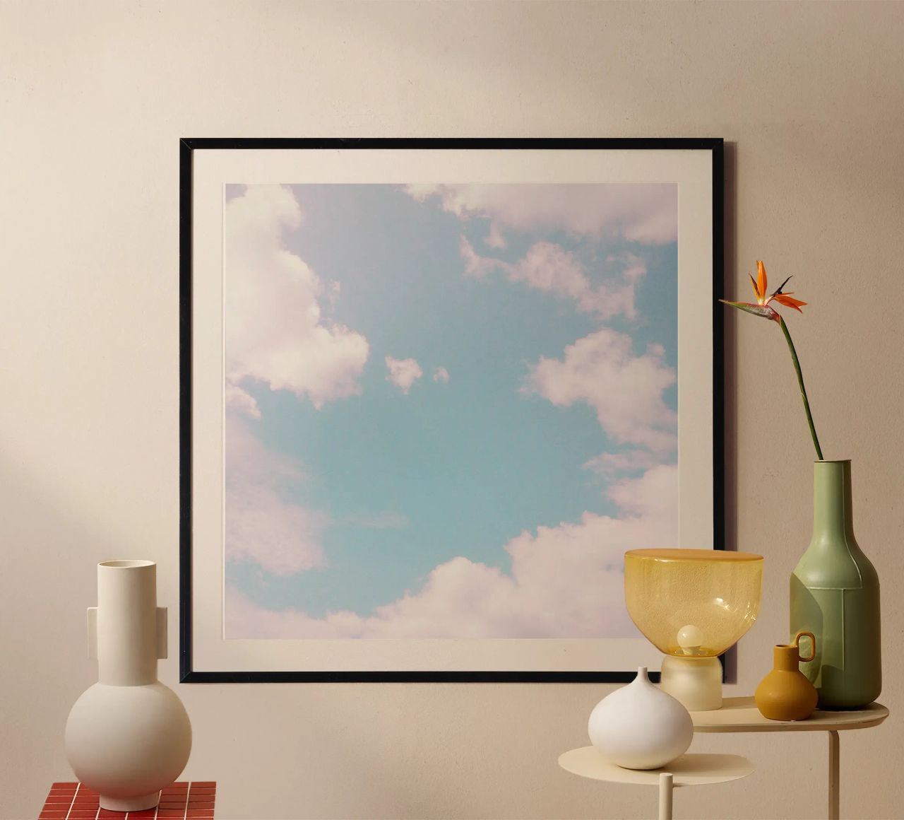 Jede Wolke hat eine rosa Färbung Poster von Cassia Beck Photography