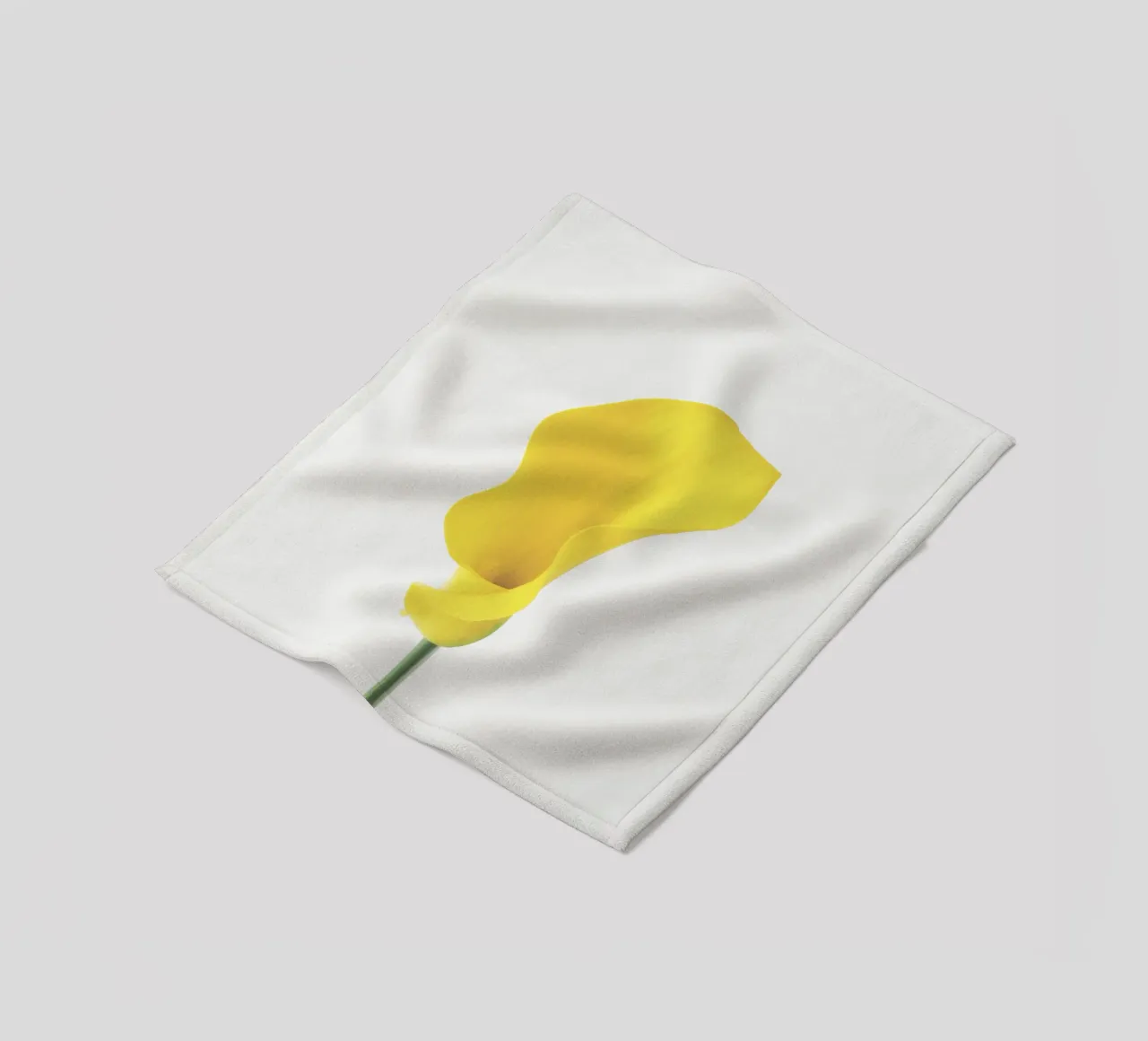 Yellow Calla Lily coperta in pile da Cassia Beck Photography