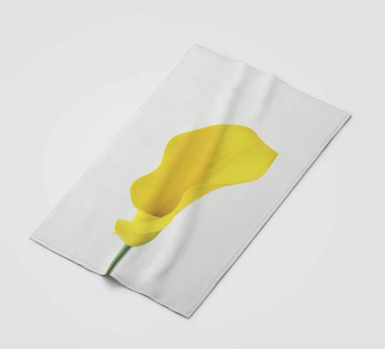 Yellow Calla Lily coperta in pile da Cassia Beck Photography