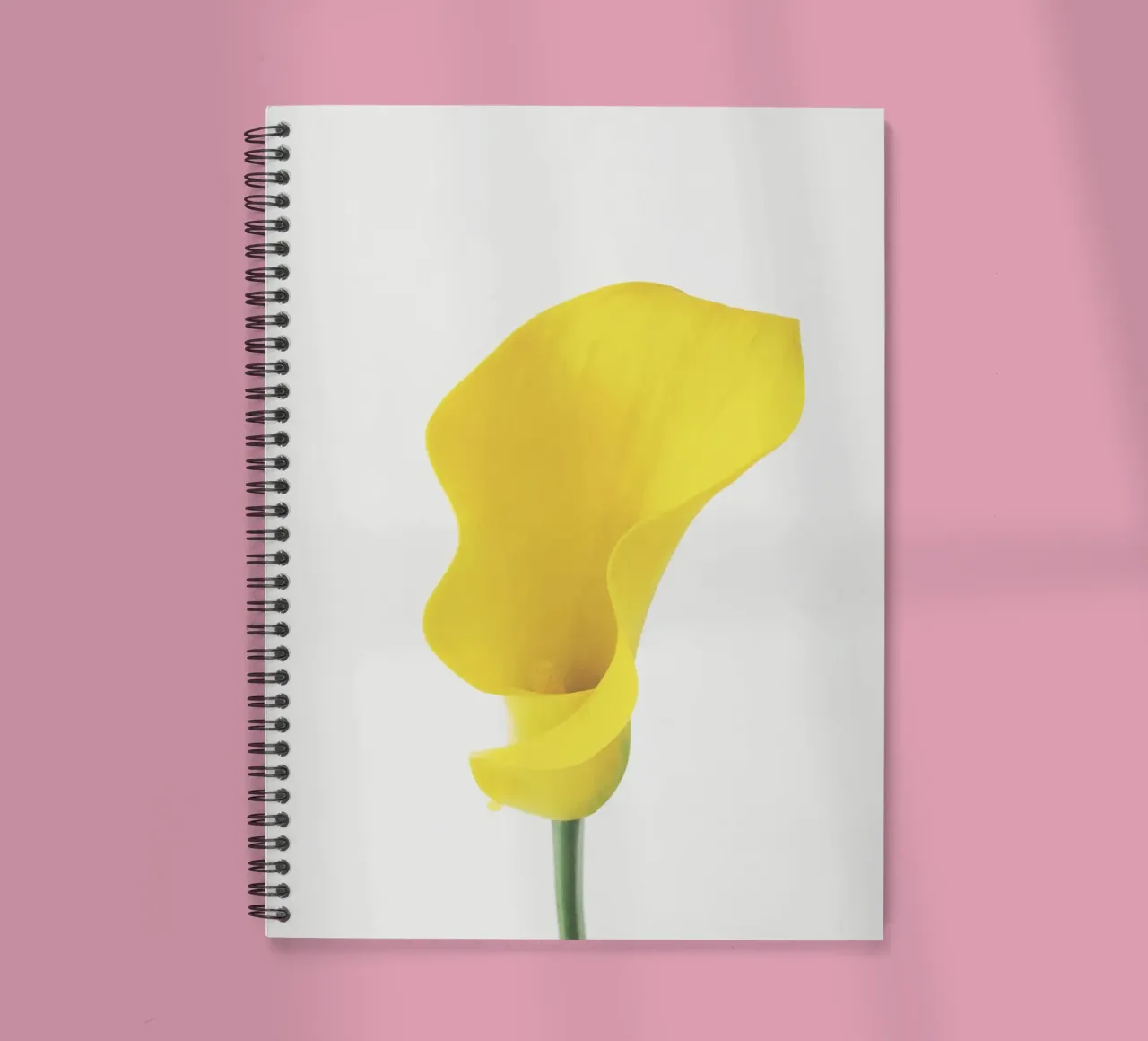 Yellow Calla Lily spiral notebook by Cassia Beck Photography