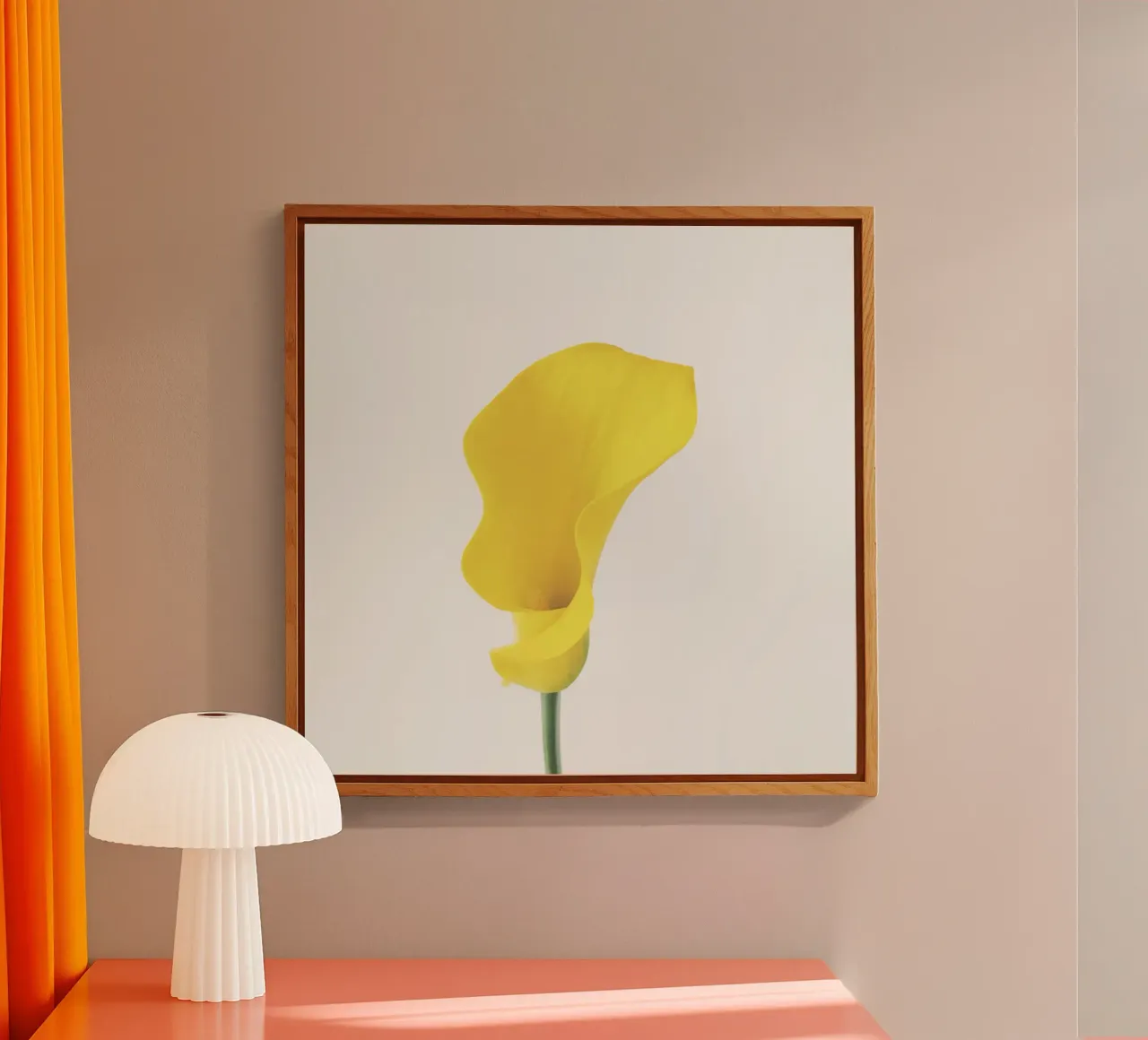 Gele Calla Lelie acryl van Cassia Beck Photography