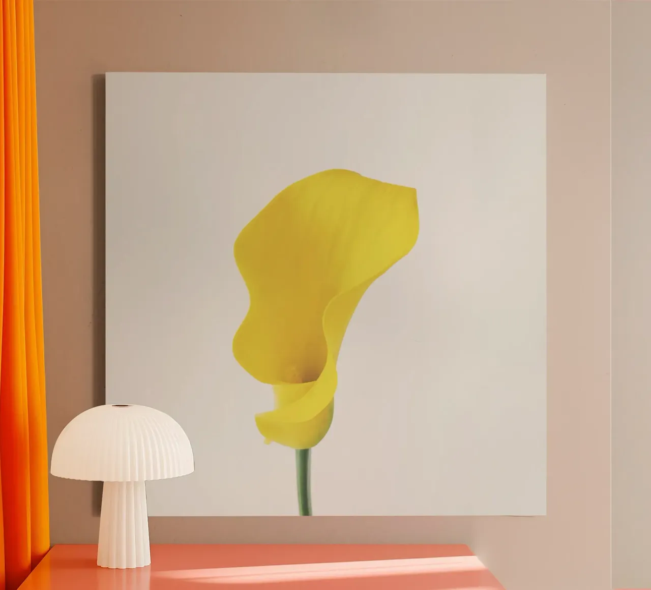 Yellow Calla Lily tela da Cassia Beck Photography