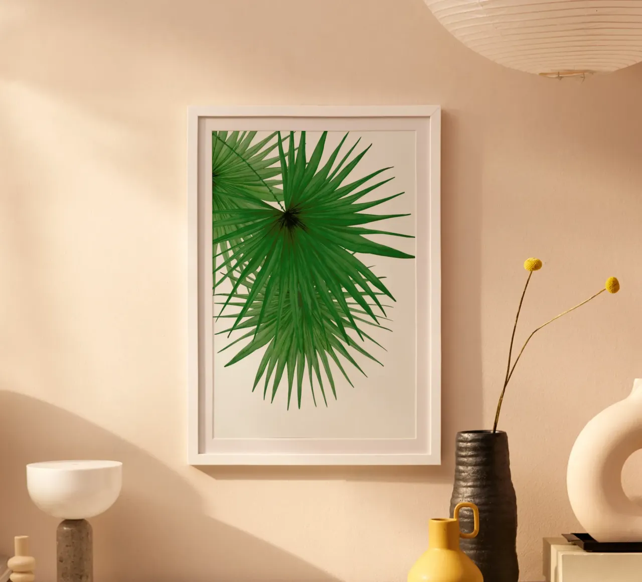 Tropical No. 3 poster con telaio in legno da typealive