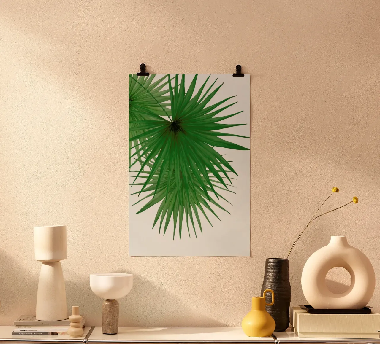 Tropical No. 3 poster con telaio in legno da typealive