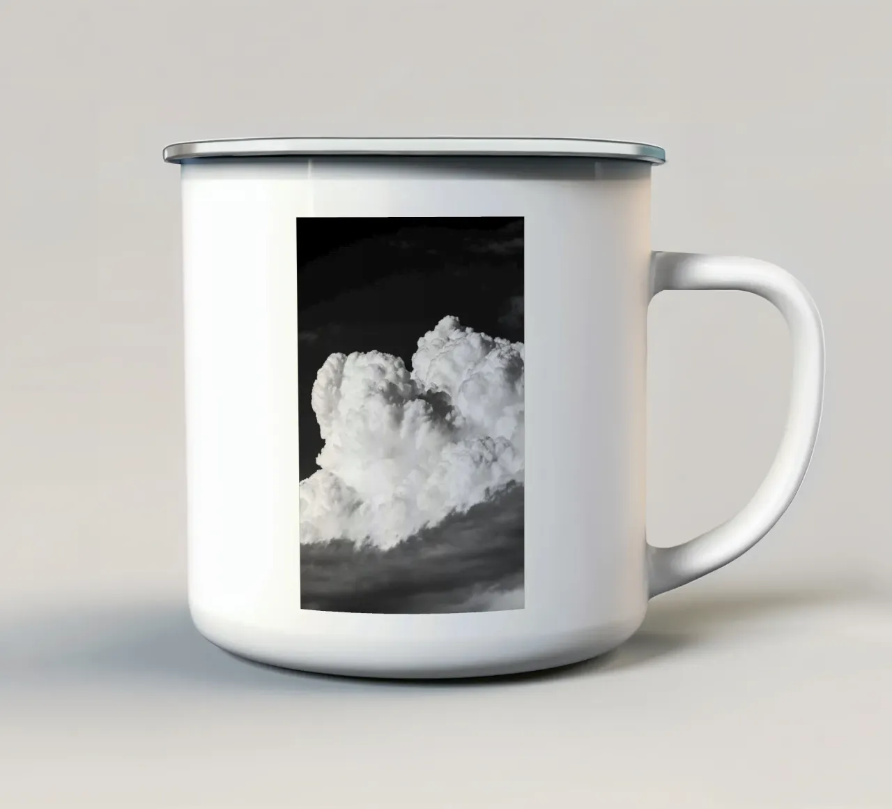 Movimento nel cielo #1 tazza in smalto da rafael campezato