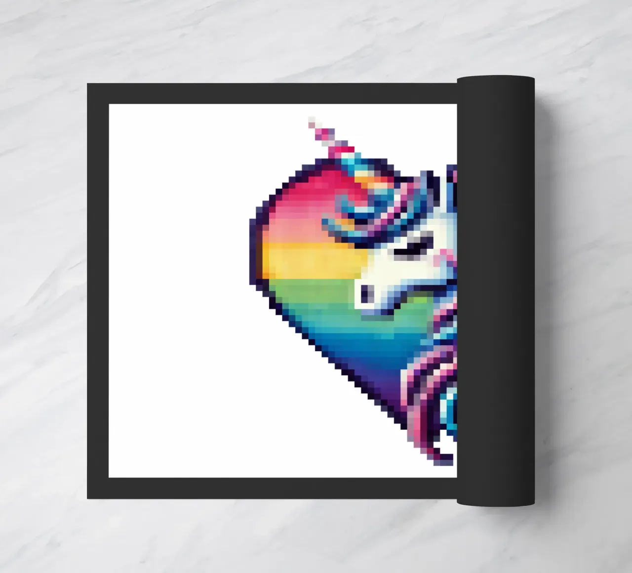 Cuore di unicorno - Pixelart zerbino da pixelart