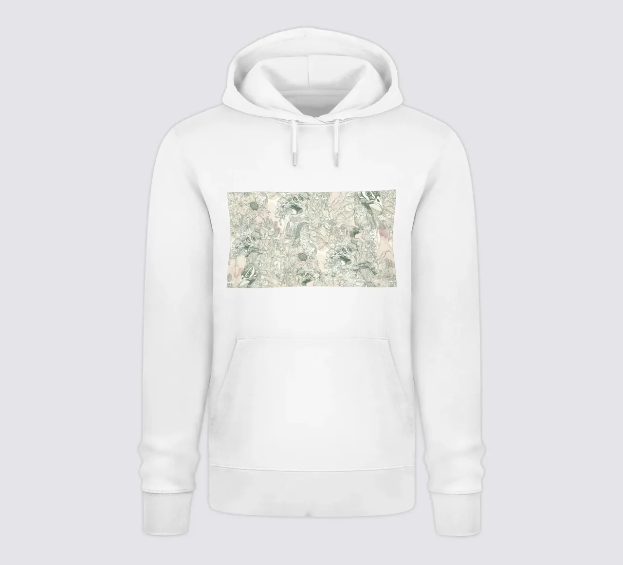 pavoni1 felpa con cappuccio da Giulio Iurissevich