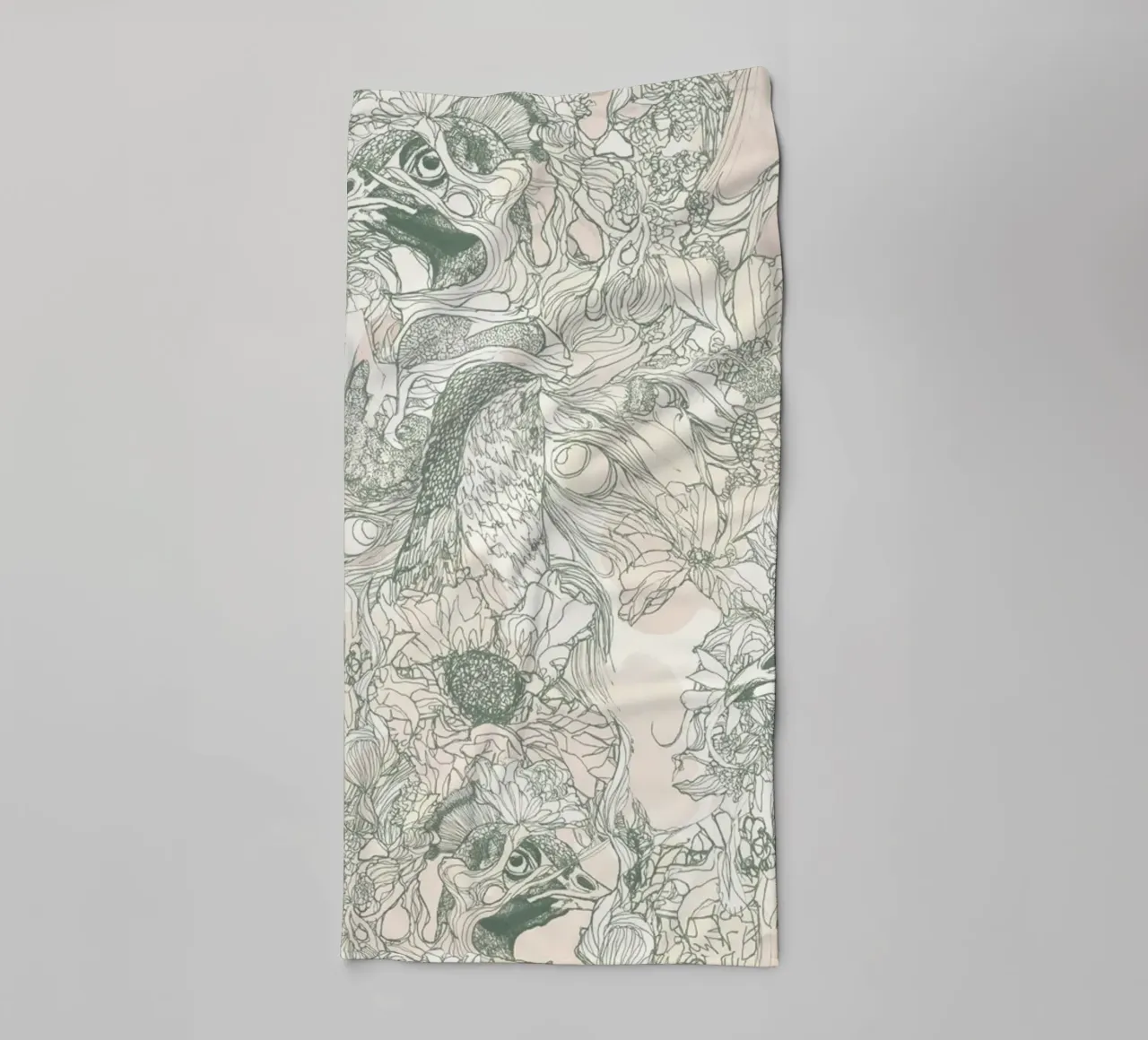 pavoni1 asciugamano da bagno da Giulio Iurissevich