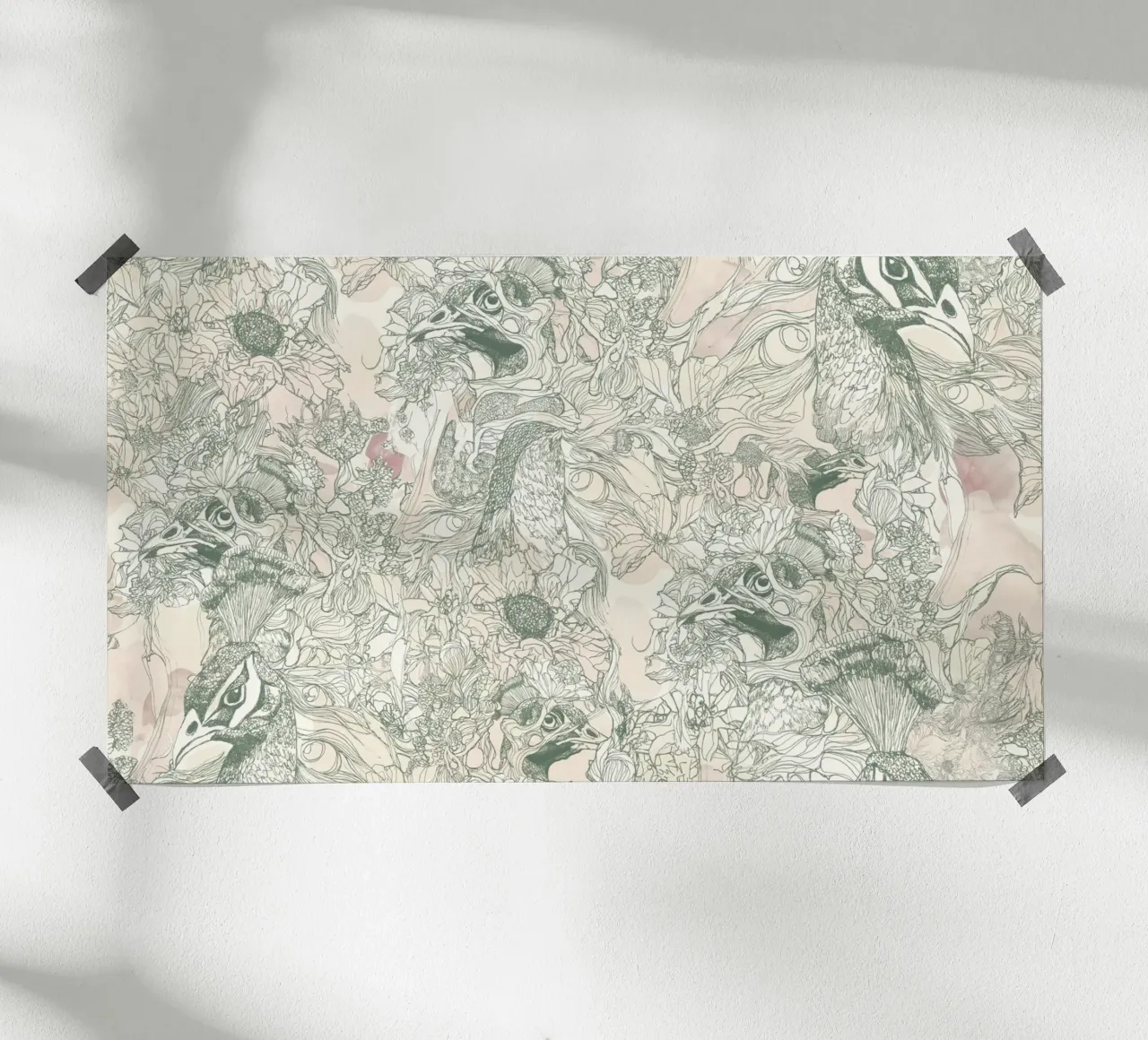 pavoni1 carta hahnemühle da Giulio Iurissevich